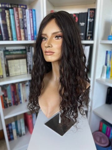 PREVIEW: Colette Wavy Silk Topper 9x9 - Topper - Tousled Hair