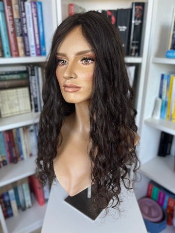 PREVIEW: Colette Wavy Silk Topper 9x9 - Topper - Tousled Hair