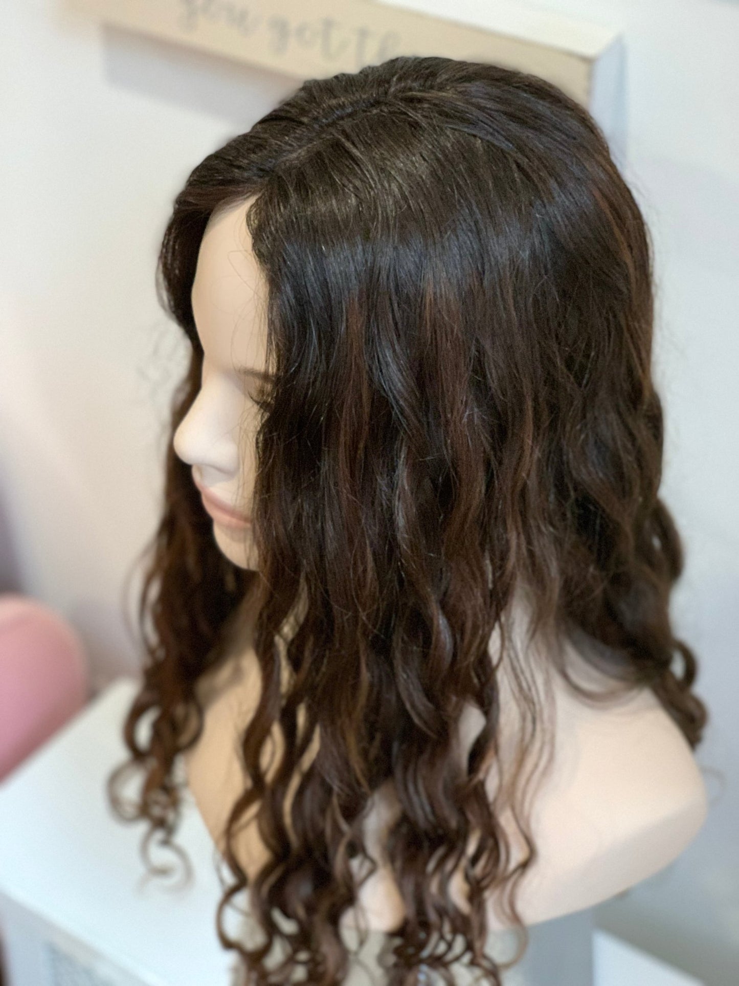 Genevieve Silk Topper 22" 9x9 - Topper - Tousled Hair