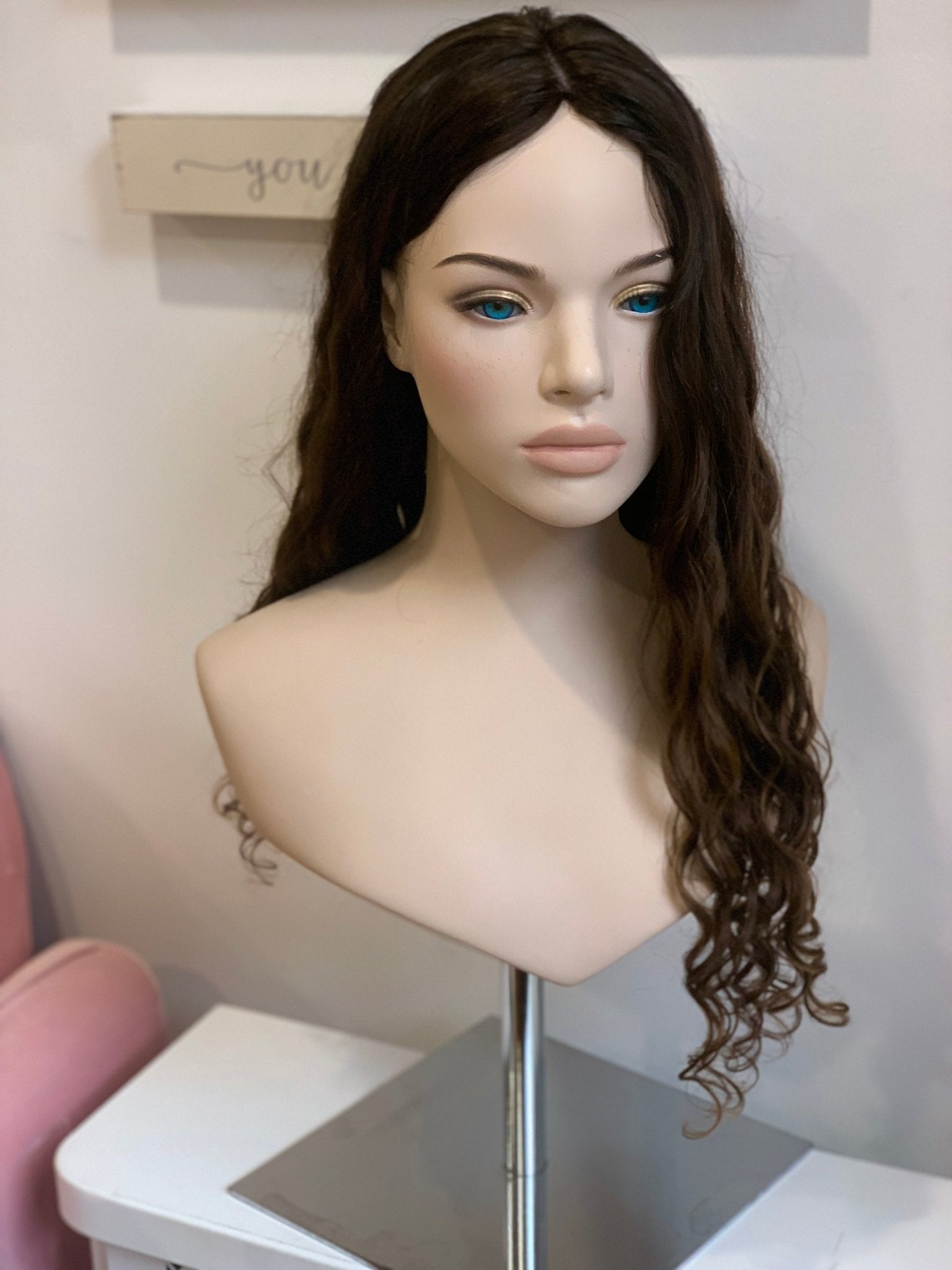 Genevieve Silk Topper 22" 9x9 - Topper - Tousled Hair