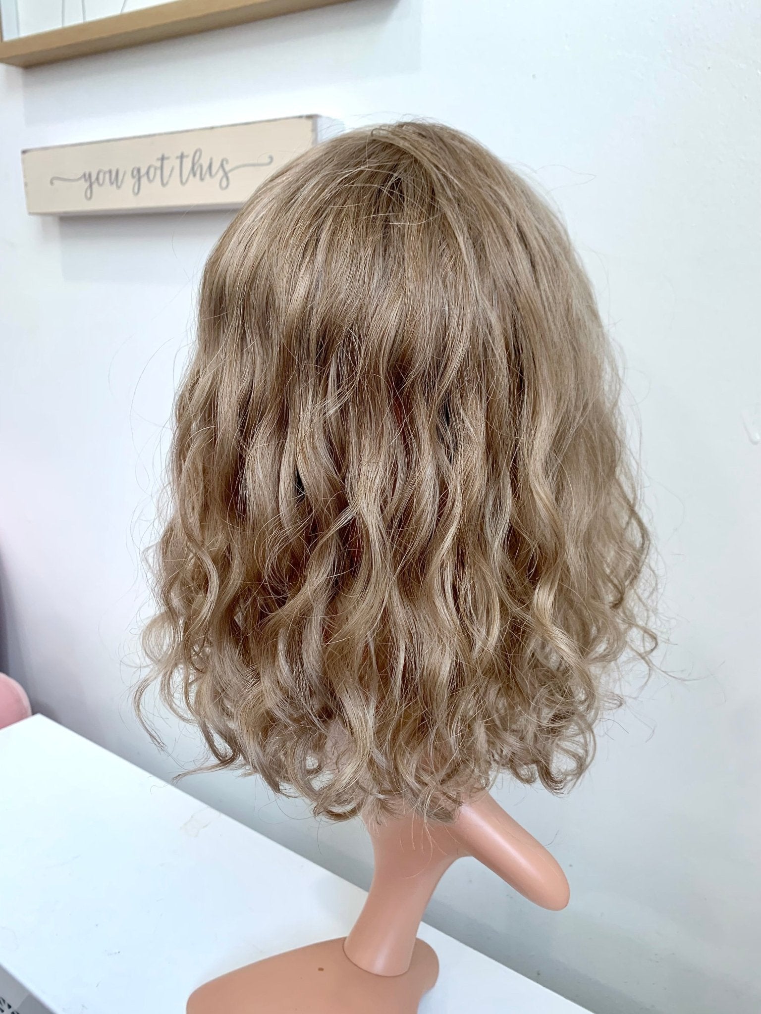 Selma Topper 12-14" 8x8 - Topper - Tousled Hair